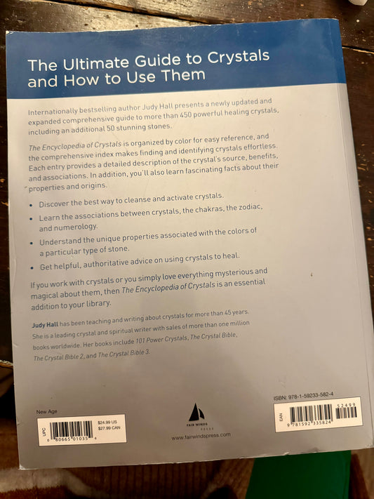 Encyclopedia of Crystals by Judy Hall
