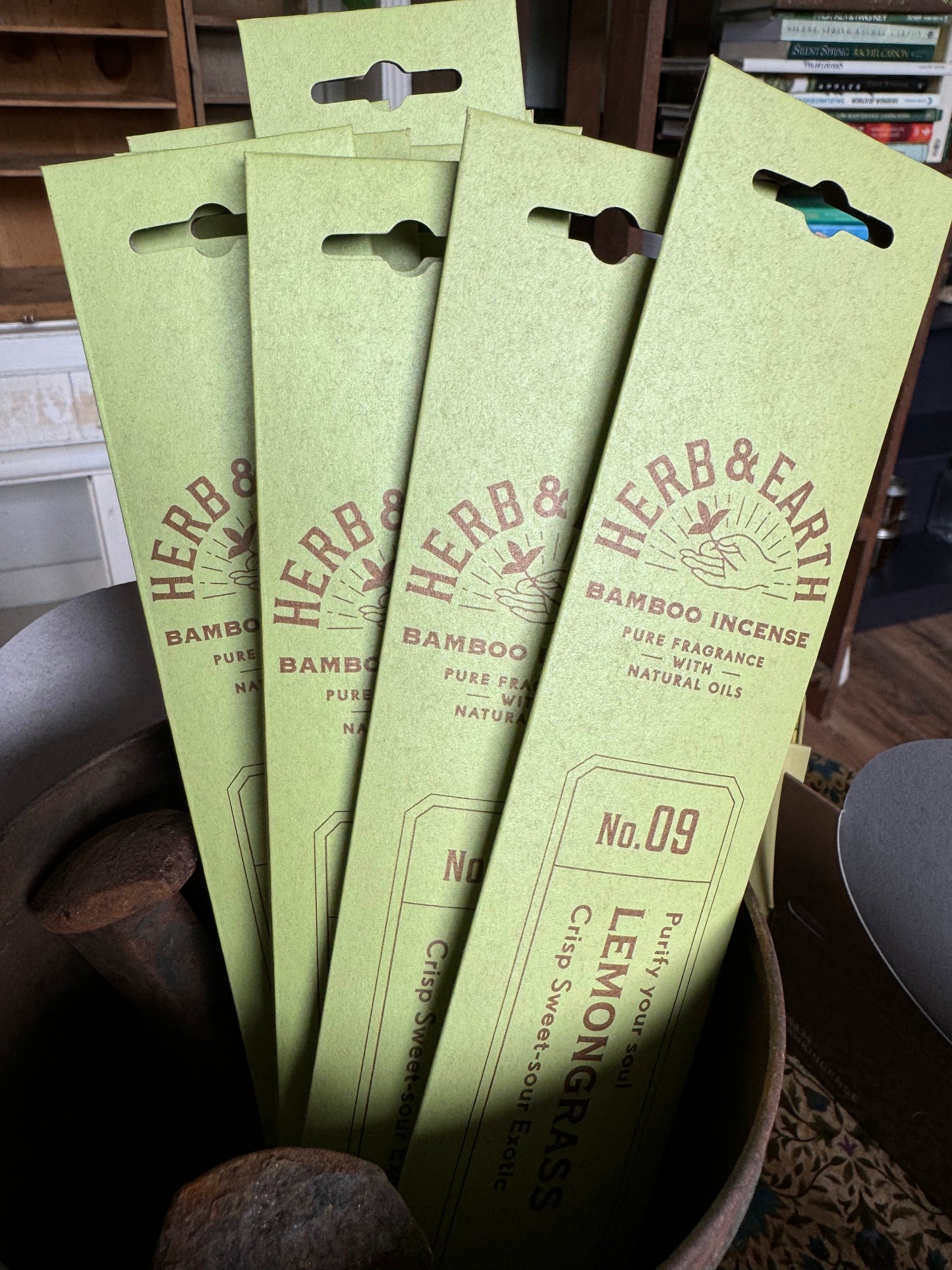 Herb & Earth Incense 20 Stick Pack - Lemongrass