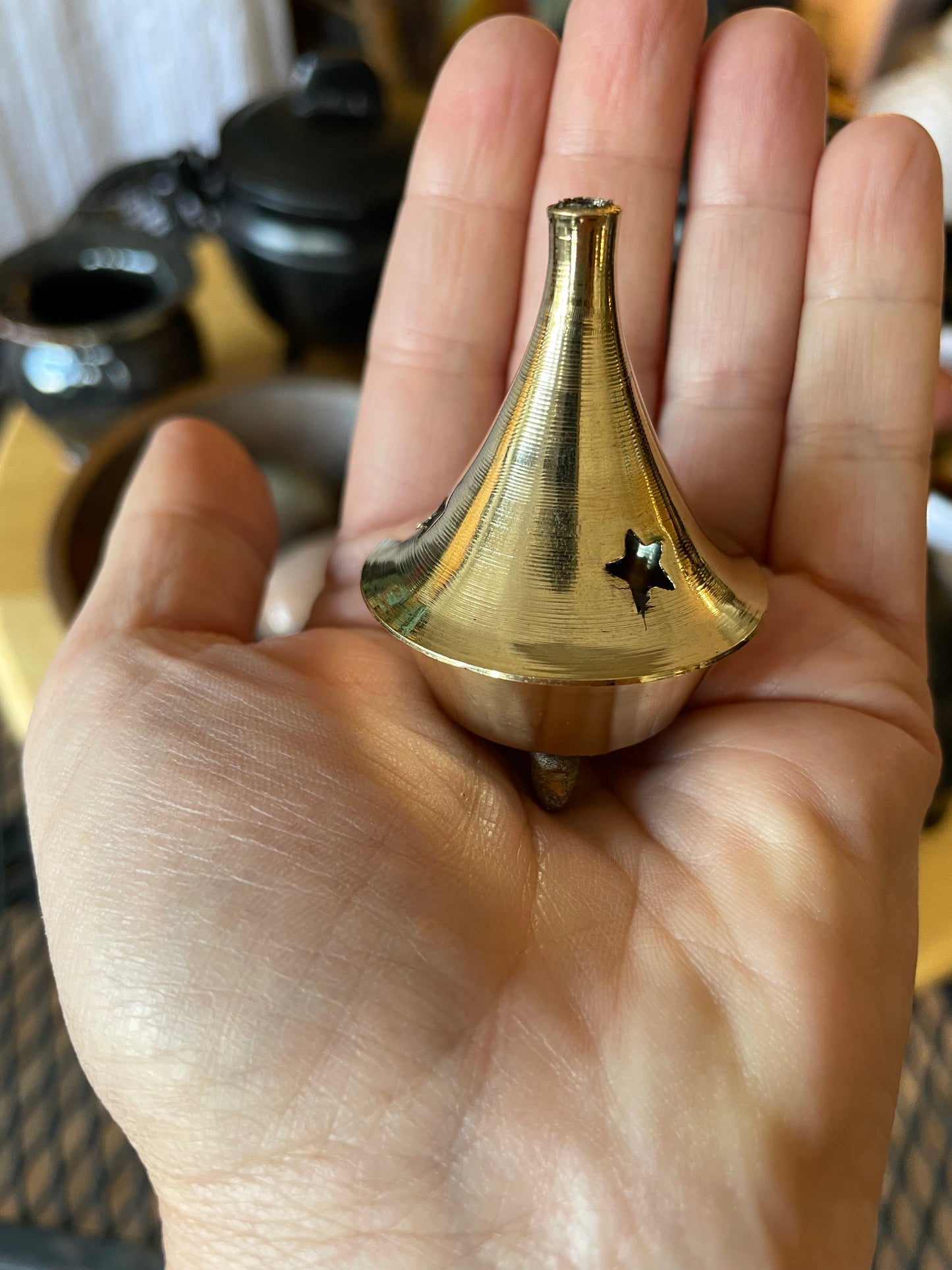 Brass Incense Burner 2.5" Tall