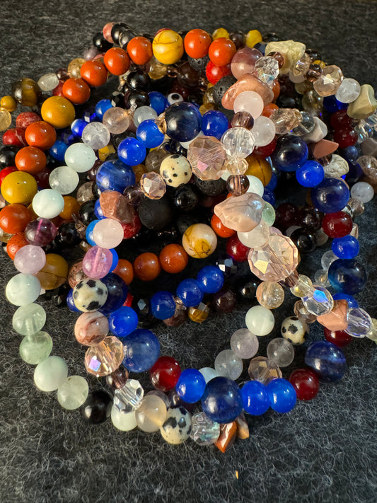 Gemstone Stretch Bracelets