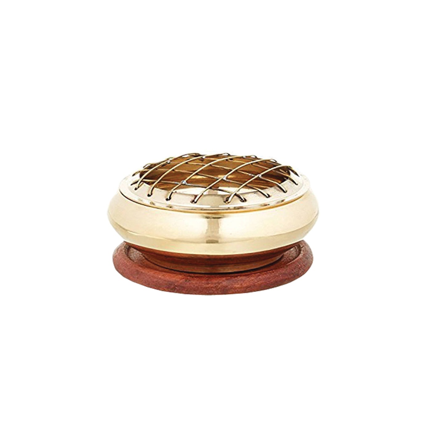 Brass Charcoal Resin Burner 3"