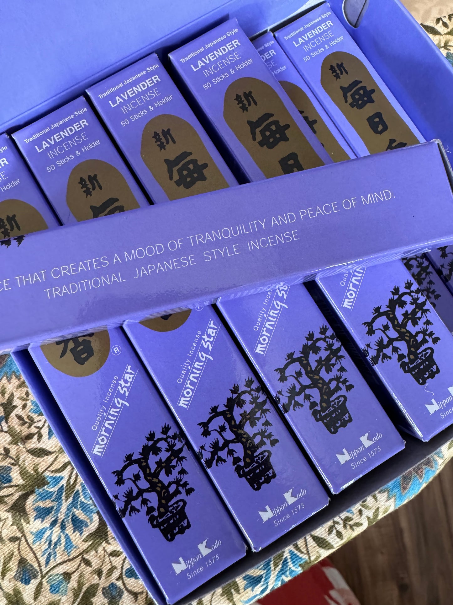 Morning Star Incense Box of 50 Sticks - 6 Varieties Available