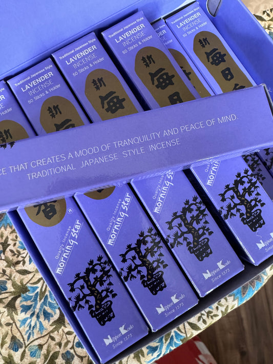 Morning Star Incense Box of 50 Sticks - 6 Varieties Available