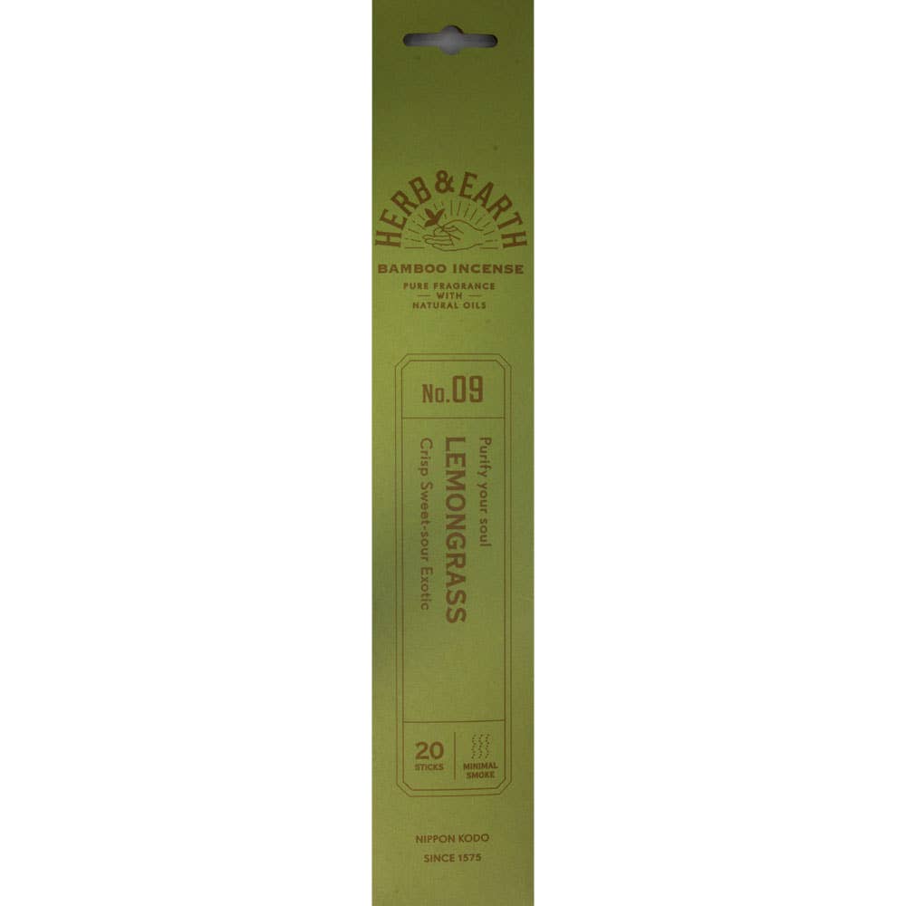 Herb & Earth Incense 20 Stick Pack - Lemongrass