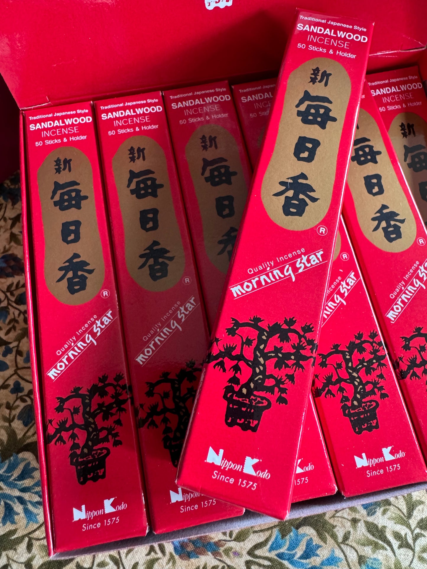 Morning Star Incense Box of 50 Sticks - 6 Varieties Available