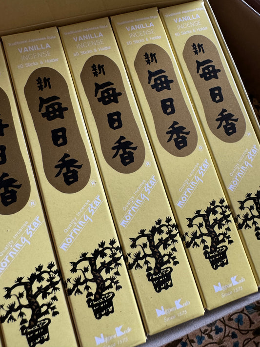 Morning Star Incense Box of 50 Sticks - 6 Varieties Available