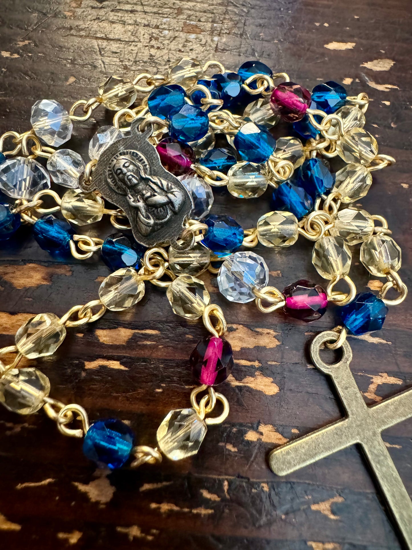Glass Dominican Rosary