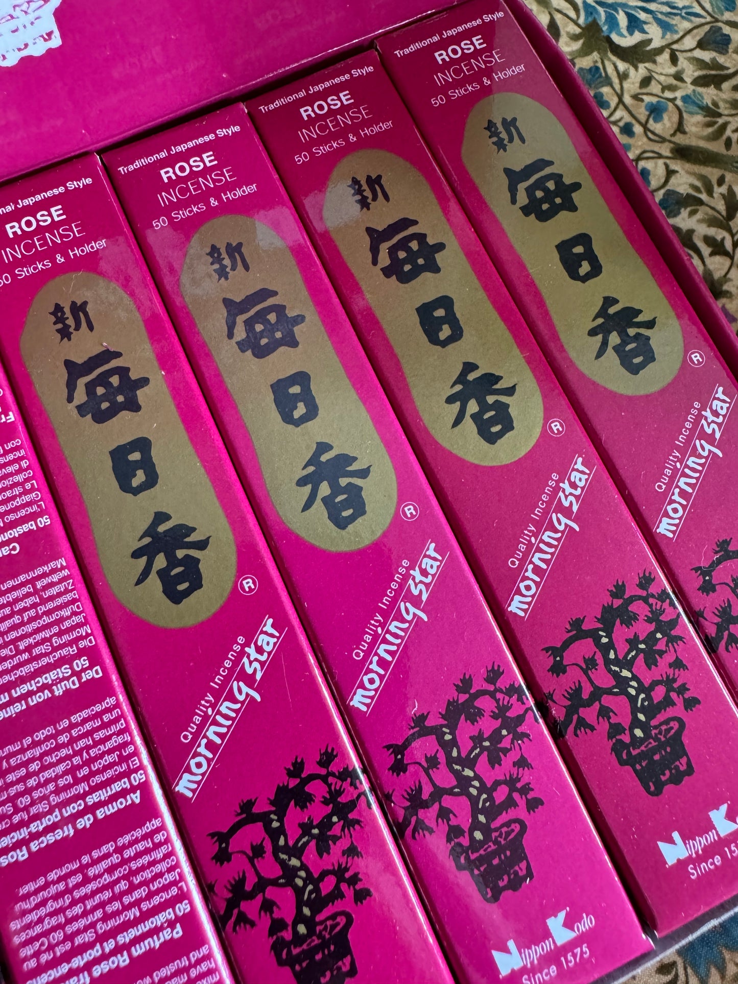 Morning Star Incense Box of 50 Sticks - 6 Varieties Available