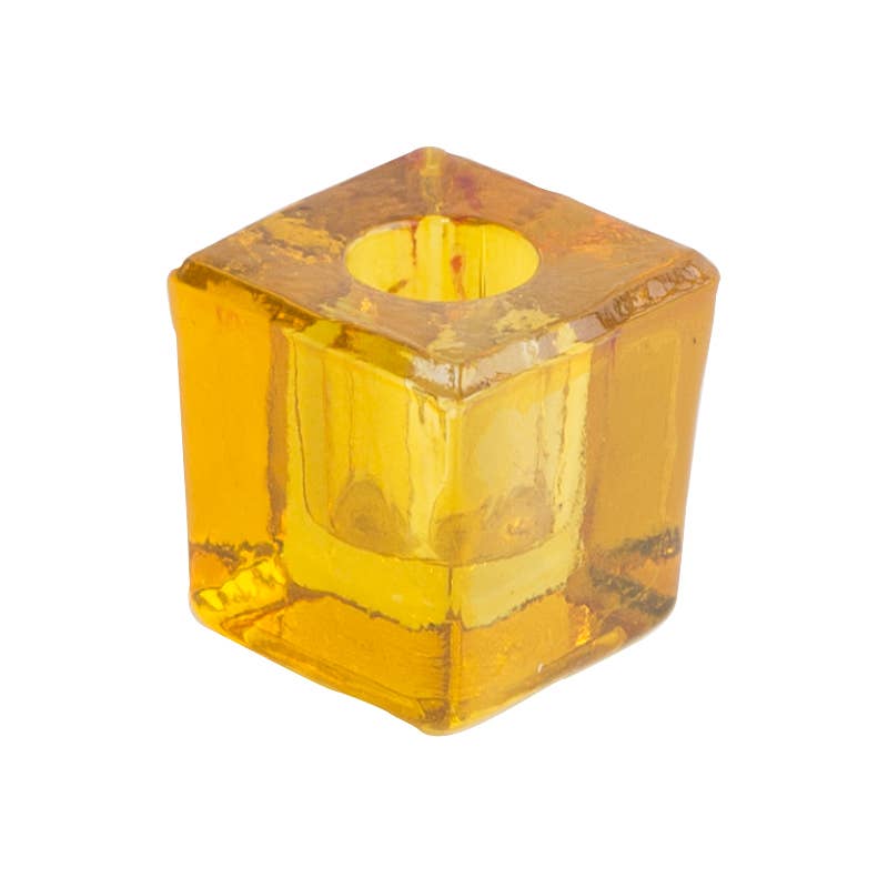 Glass Chime Candle Holder