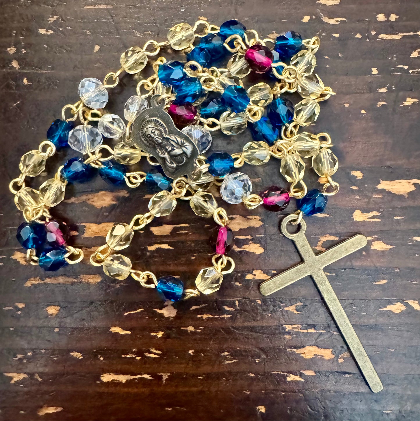 Glass Dominican Rosary