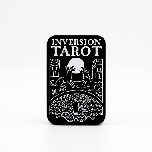 The Inversion Tarot in a tin