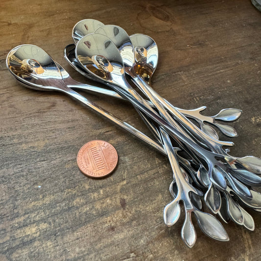Silver Leaf Spoon