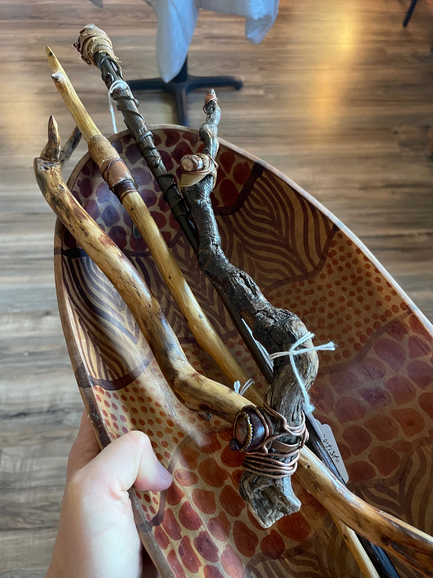 Foraged Wood Artisan Wands by Natalie Louise