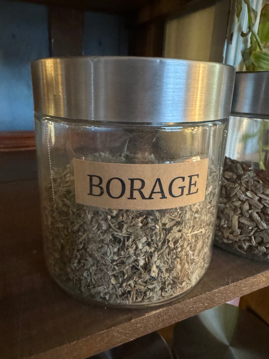 Borage, cut, dried, organic