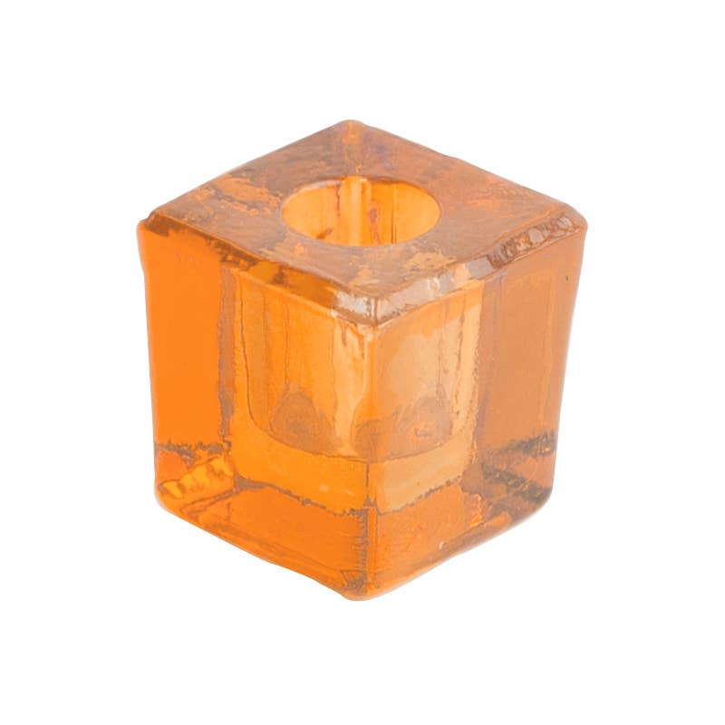 Glass Chime Candle Holder