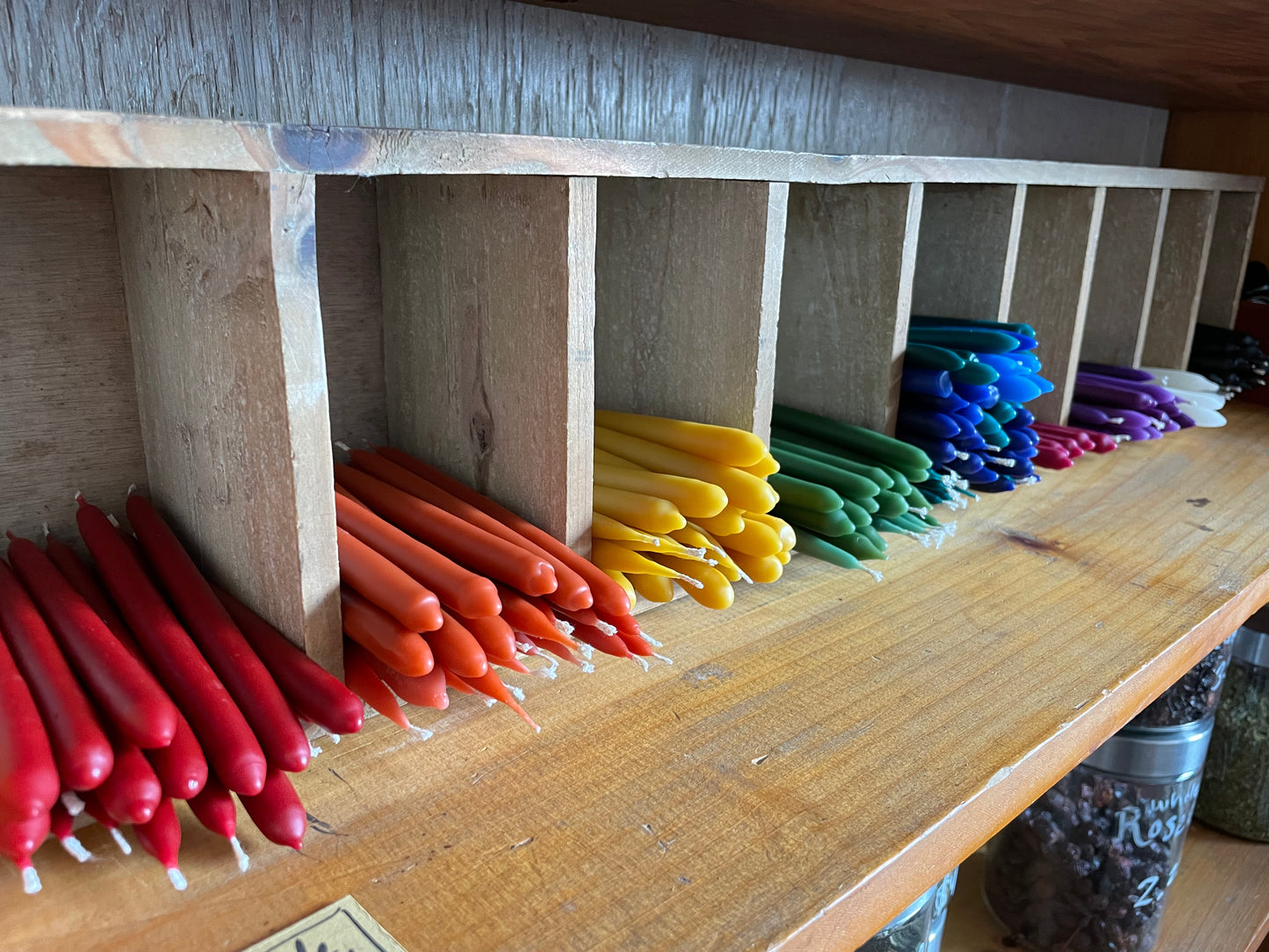 Swallow’s Nest Hand Dipped Beeswax Spell Candles