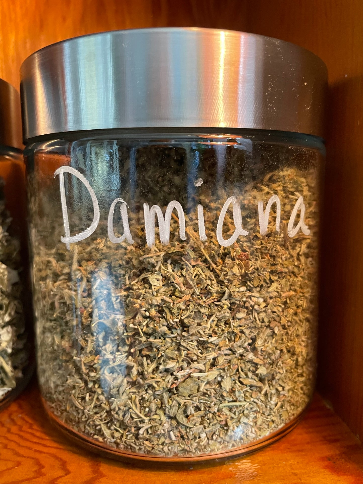 Wildcrafted Damiana Leaf, dried, cut