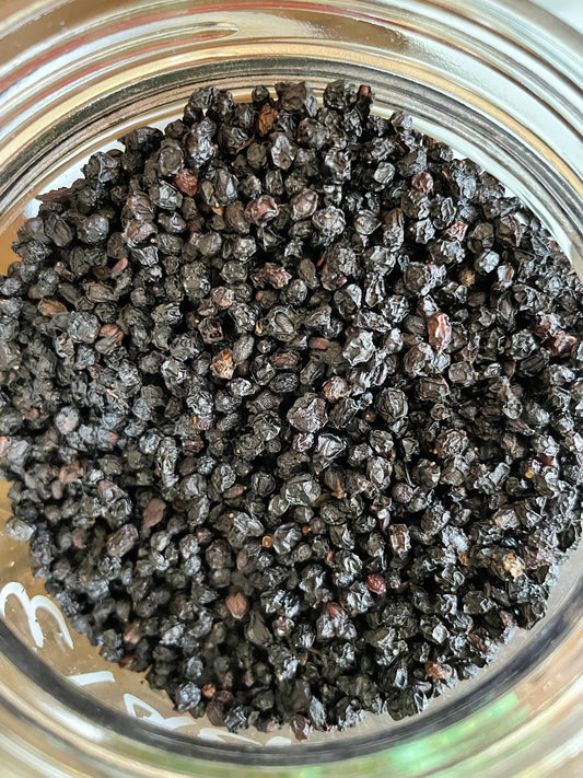 Elderberries, dried, organic