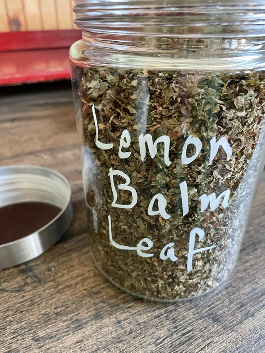 Lemon Balm Leaf, dried, cut, organic