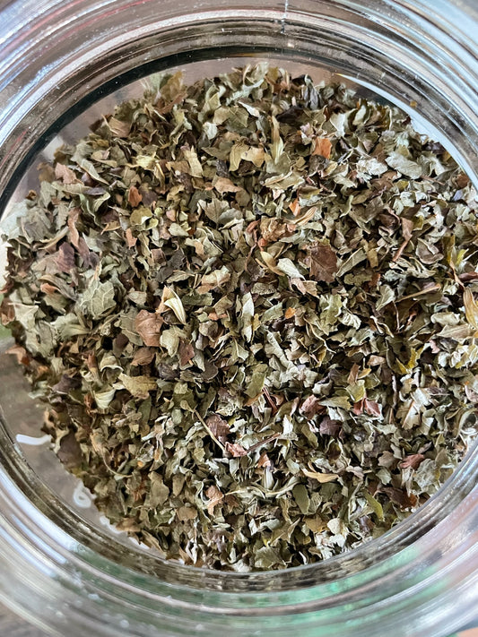 Lemon Balm Leaf, dried, cut, organic