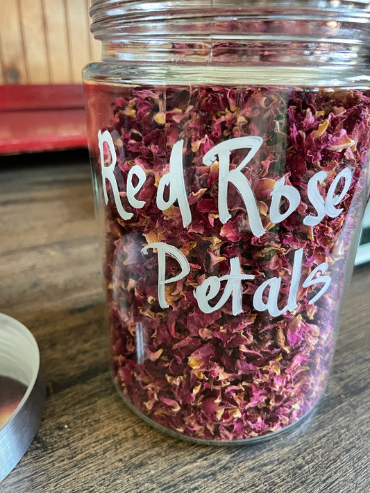 Organic Rose Petals, dried