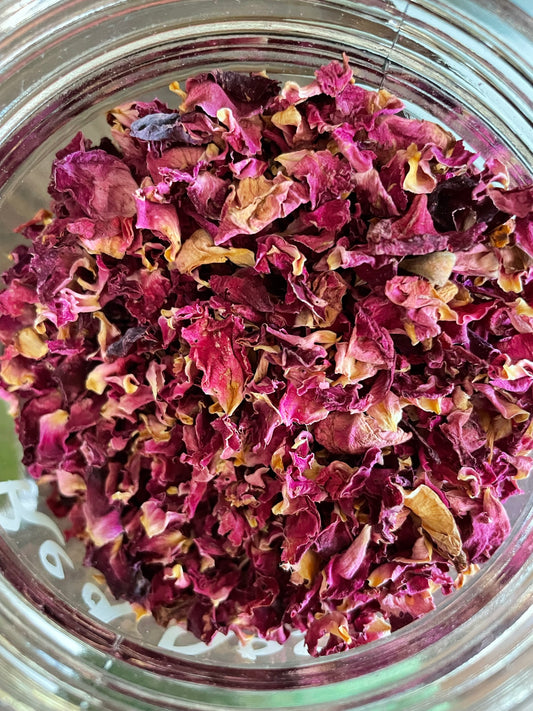 Organic Rose Petals, dried