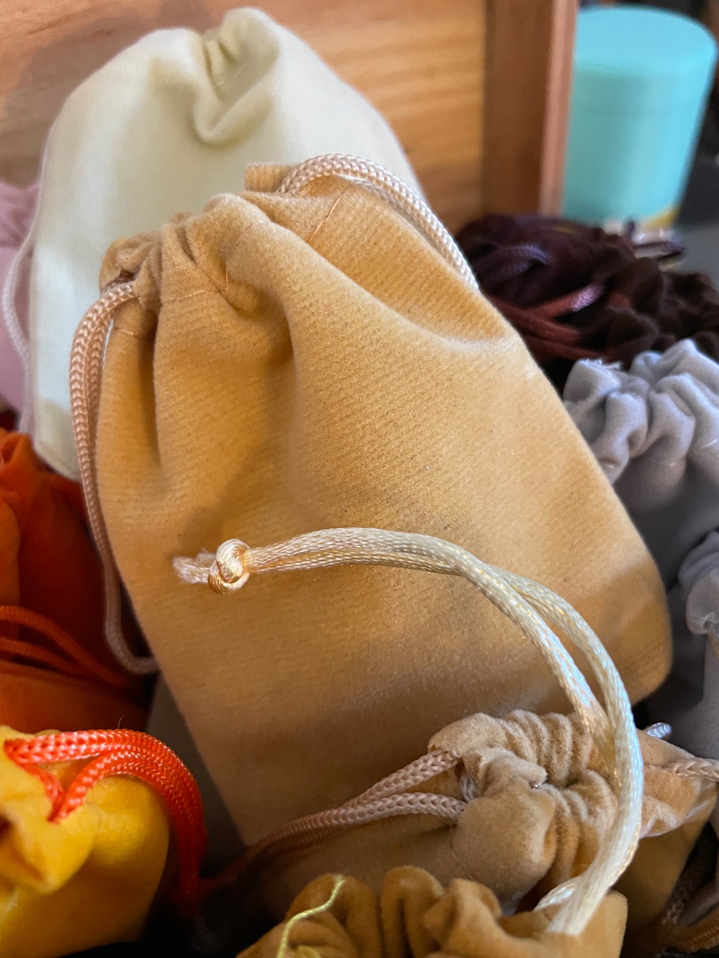 Tiny Velvet Bags to Stuff Rocks In