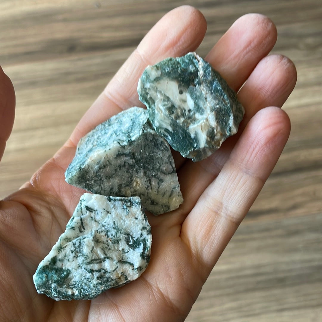 Moss Agate Chunks