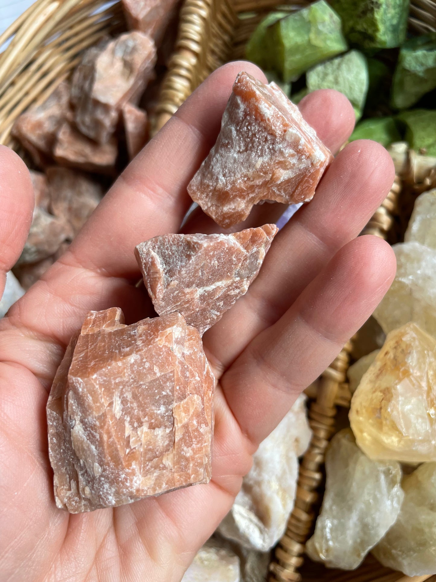 Peach Moonstone