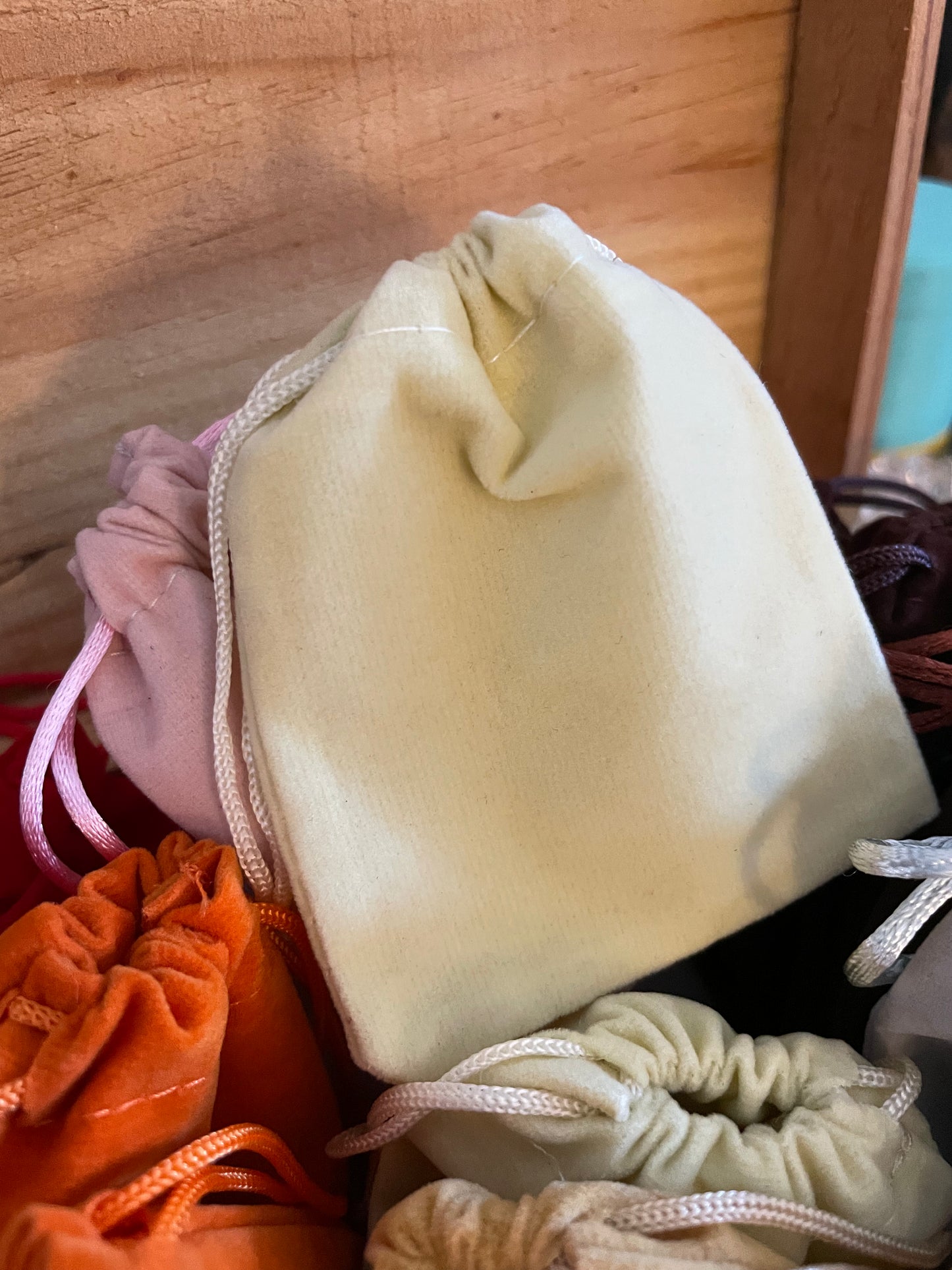 Tiny Velvet Bags to Stuff Rocks In