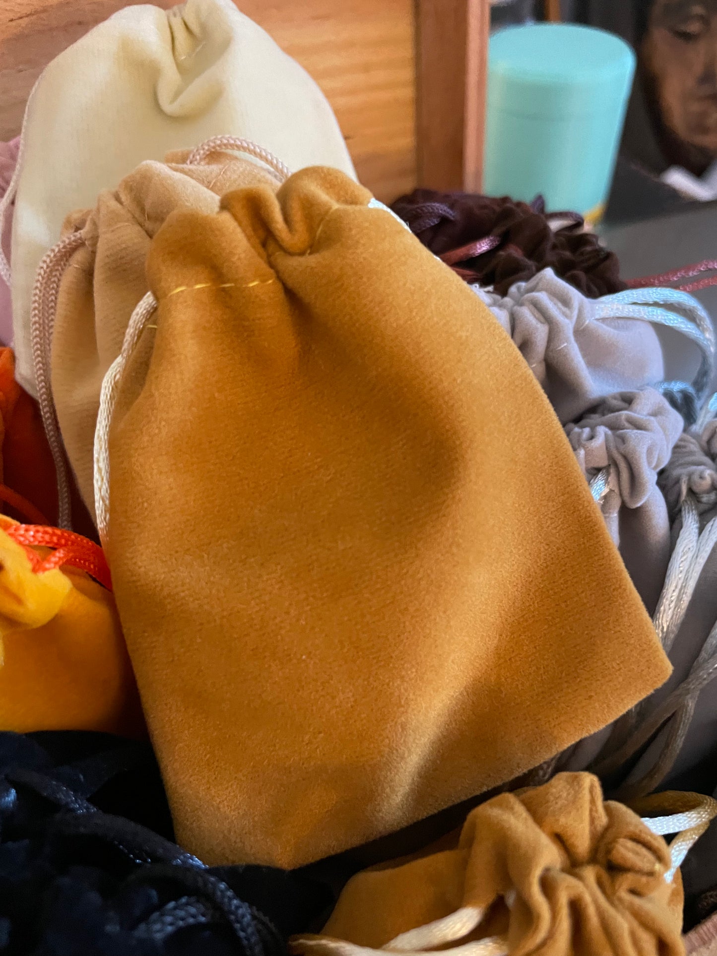 Tiny Velvet Bags to Stuff Rocks In