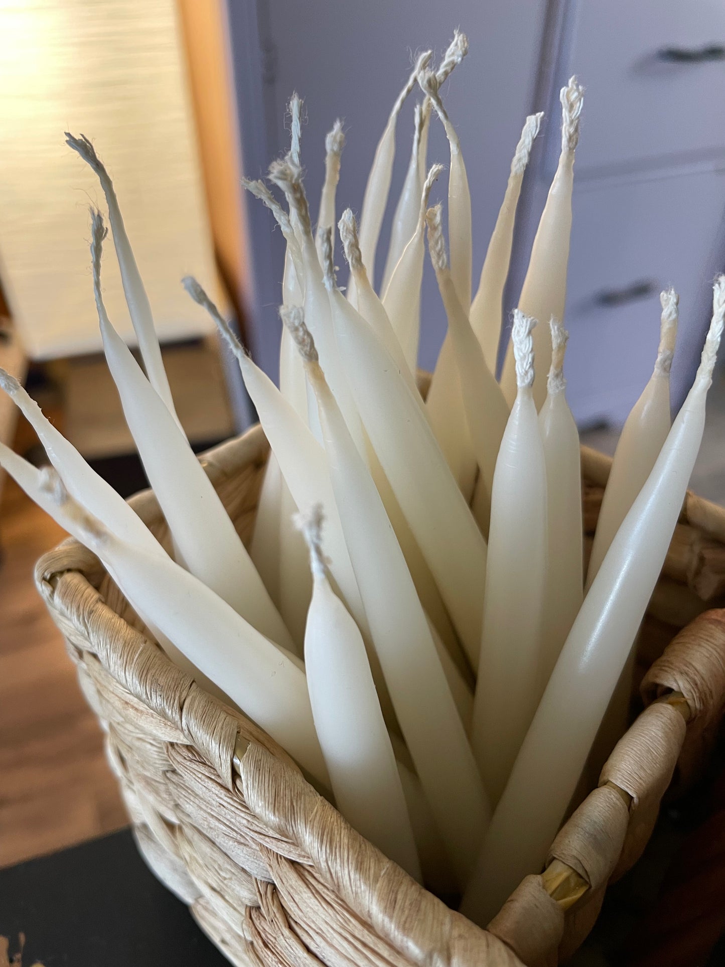 Swallow’s Nest Hand Dipped Beeswax Spell Candles