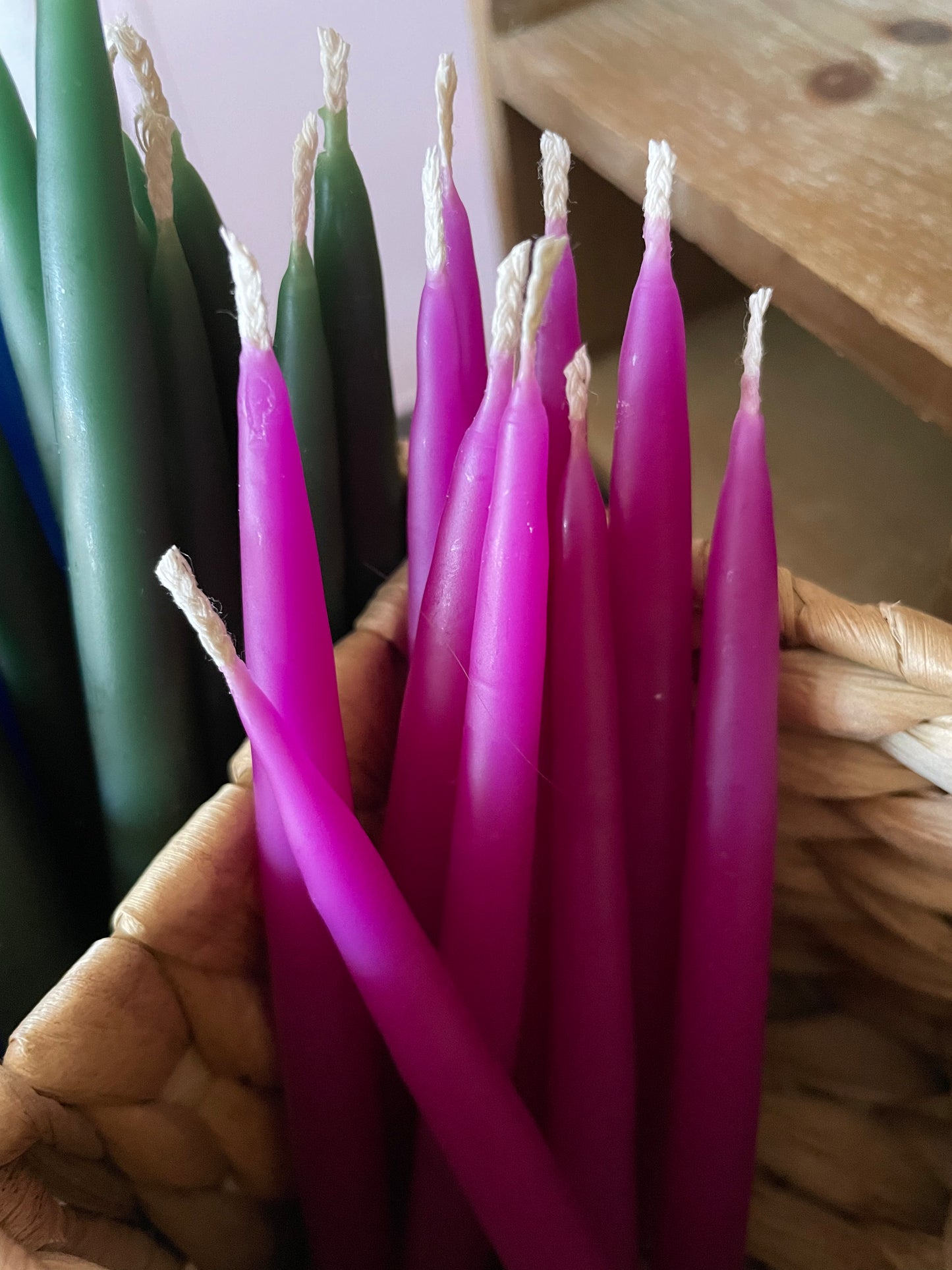 Swallow’s Nest Hand Dipped Beeswax Spell Candles