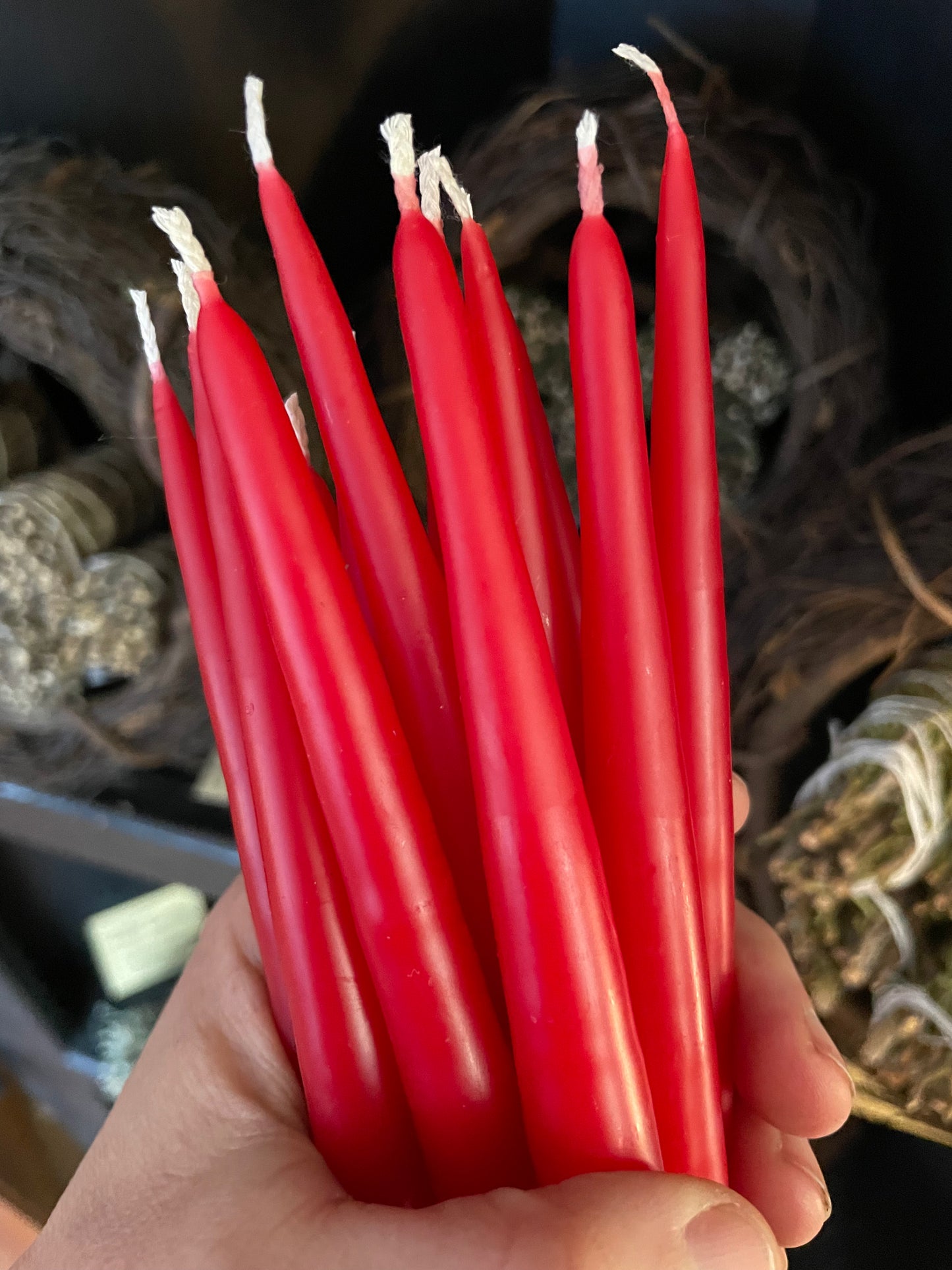 Swallow’s Nest Hand Dipped Beeswax Spell Candles