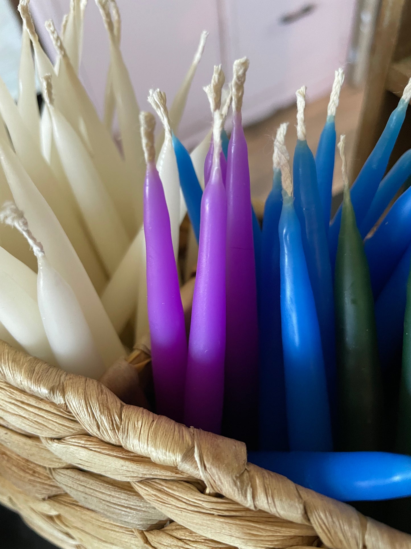 Swallow’s Nest Hand Dipped Beeswax Spell Candles