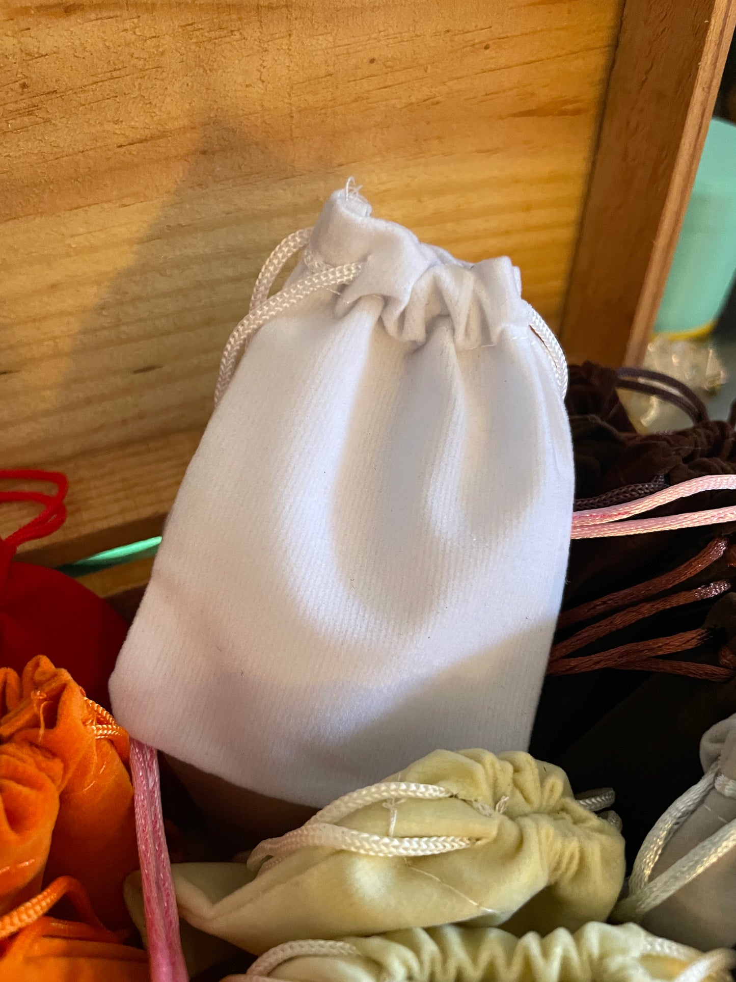 Tiny Velvet Bags to Stuff Rocks In